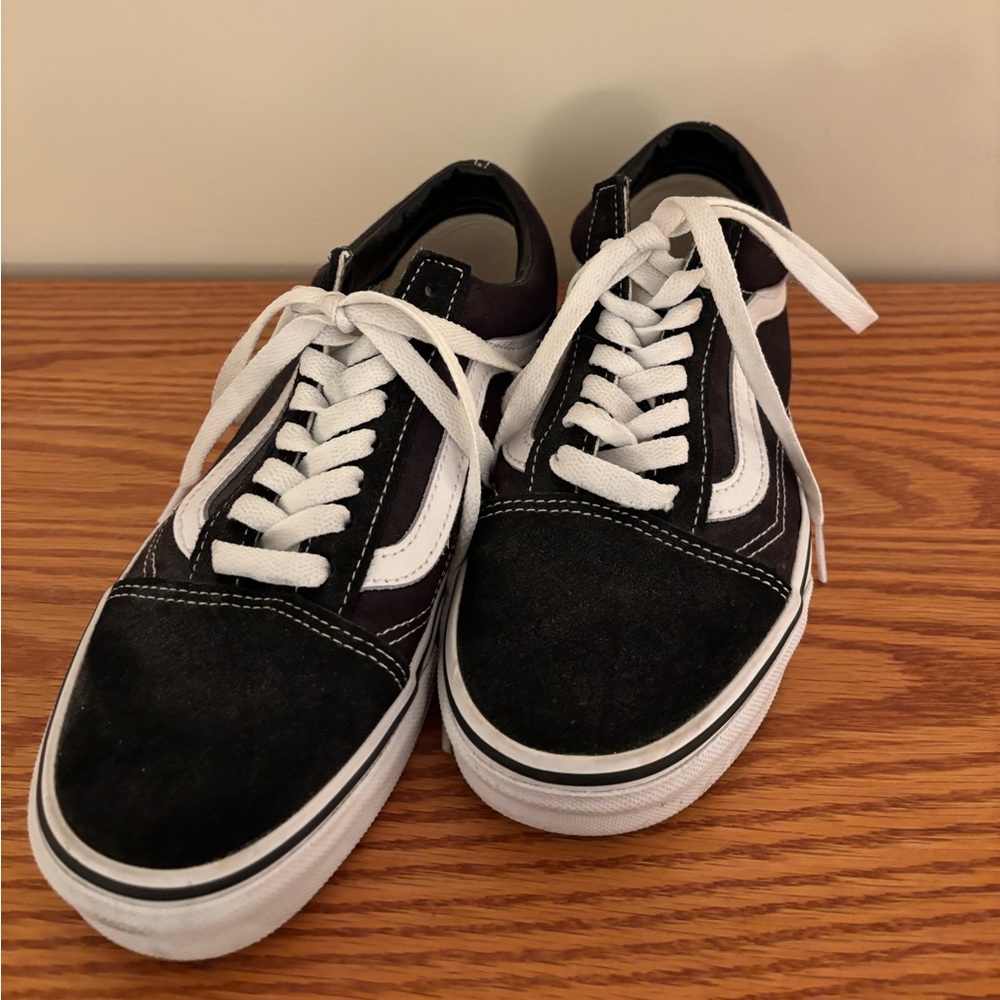 Vans Old Skool Core Shoes Black Skate W8 M6.5 - Picture 3 of 6